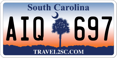 SC license plate AIQ697