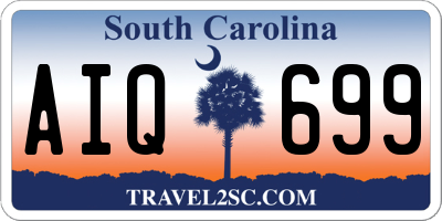 SC license plate AIQ699