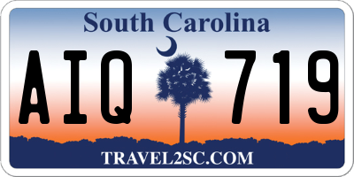 SC license plate AIQ719