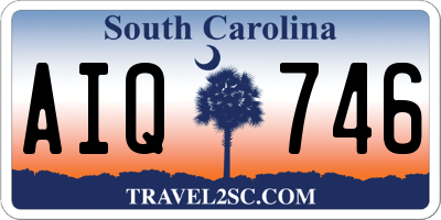 SC license plate AIQ746