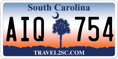 SC license plate AIQ754