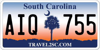SC license plate AIQ755