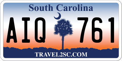 SC license plate AIQ761