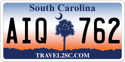 SC license plate AIQ762