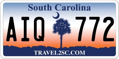 SC license plate AIQ772