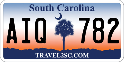SC license plate AIQ782