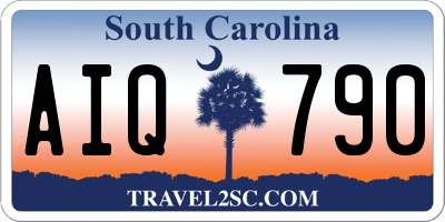 SC license plate AIQ790