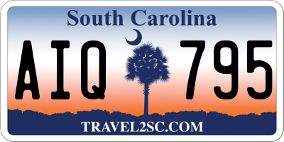 SC license plate AIQ795