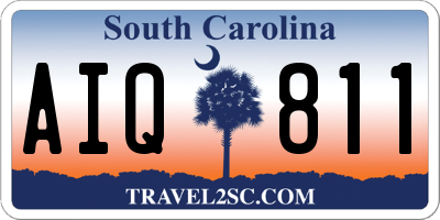 SC license plate AIQ811