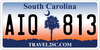 SC license plate AIQ813