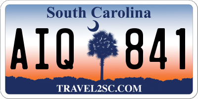 SC license plate AIQ841