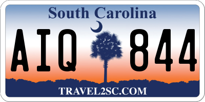 SC license plate AIQ844