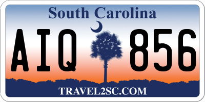 SC license plate AIQ856