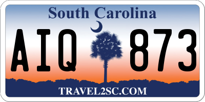 SC license plate AIQ873