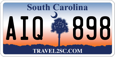 SC license plate AIQ898