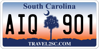 SC license plate AIQ901