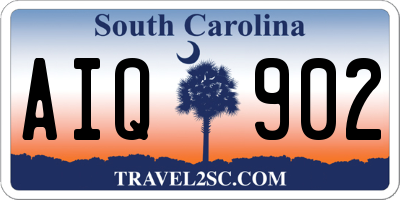 SC license plate AIQ902