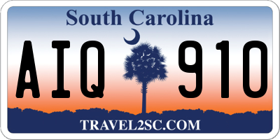 SC license plate AIQ910
