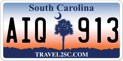 SC license plate AIQ913