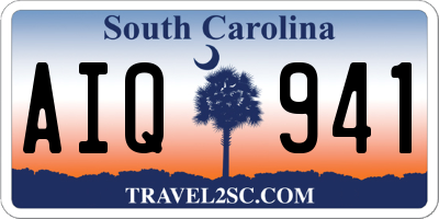 SC license plate AIQ941