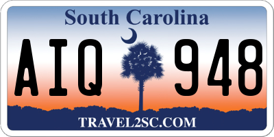 SC license plate AIQ948