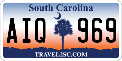 SC license plate AIQ969