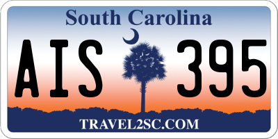 SC license plate AIS395