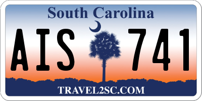 SC license plate AIS741