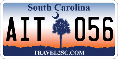 SC license plate AIT056
