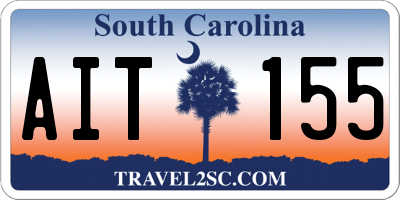 SC license plate AIT155