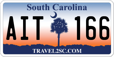 SC license plate AIT166