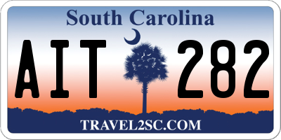 SC license plate AIT282