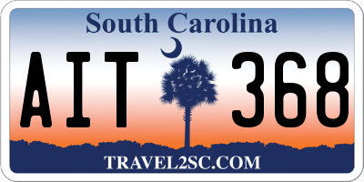 SC license plate AIT368
