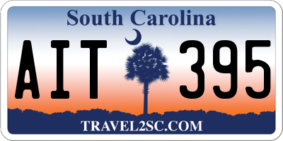 SC license plate AIT395