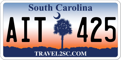 SC license plate AIT425