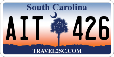 SC license plate AIT426
