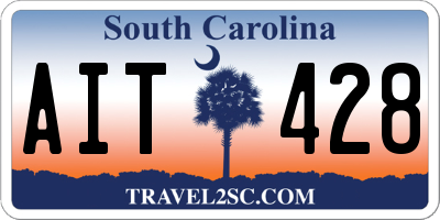 SC license plate AIT428