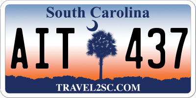 SC license plate AIT437