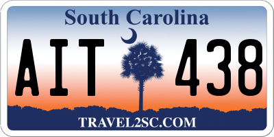 SC license plate AIT438