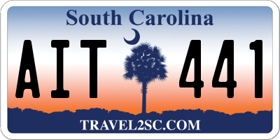 SC license plate AIT441
