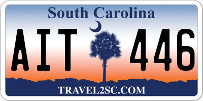 SC license plate AIT446