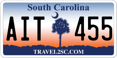 SC license plate AIT455