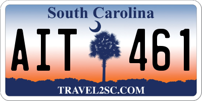 SC license plate AIT461