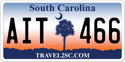 SC license plate AIT466