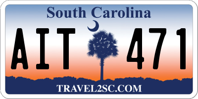 SC license plate AIT471