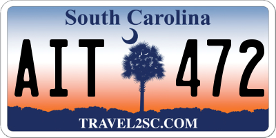 SC license plate AIT472