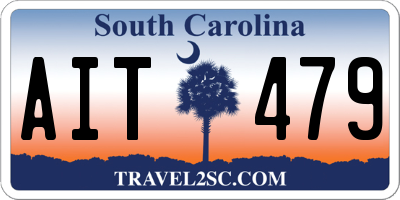 SC license plate AIT479