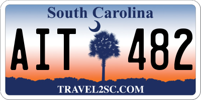 SC license plate AIT482