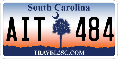 SC license plate AIT484