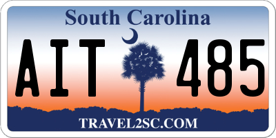 SC license plate AIT485